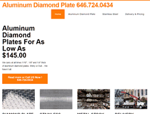 Tablet Screenshot of diamondplate.us
